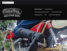 Tablet Screenshot of gasolinaboots.com